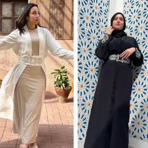 كارديجان رمضان 2025 - اسود بجزام + ابيض